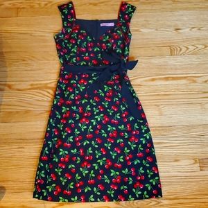 Retro cherry dress - size 2